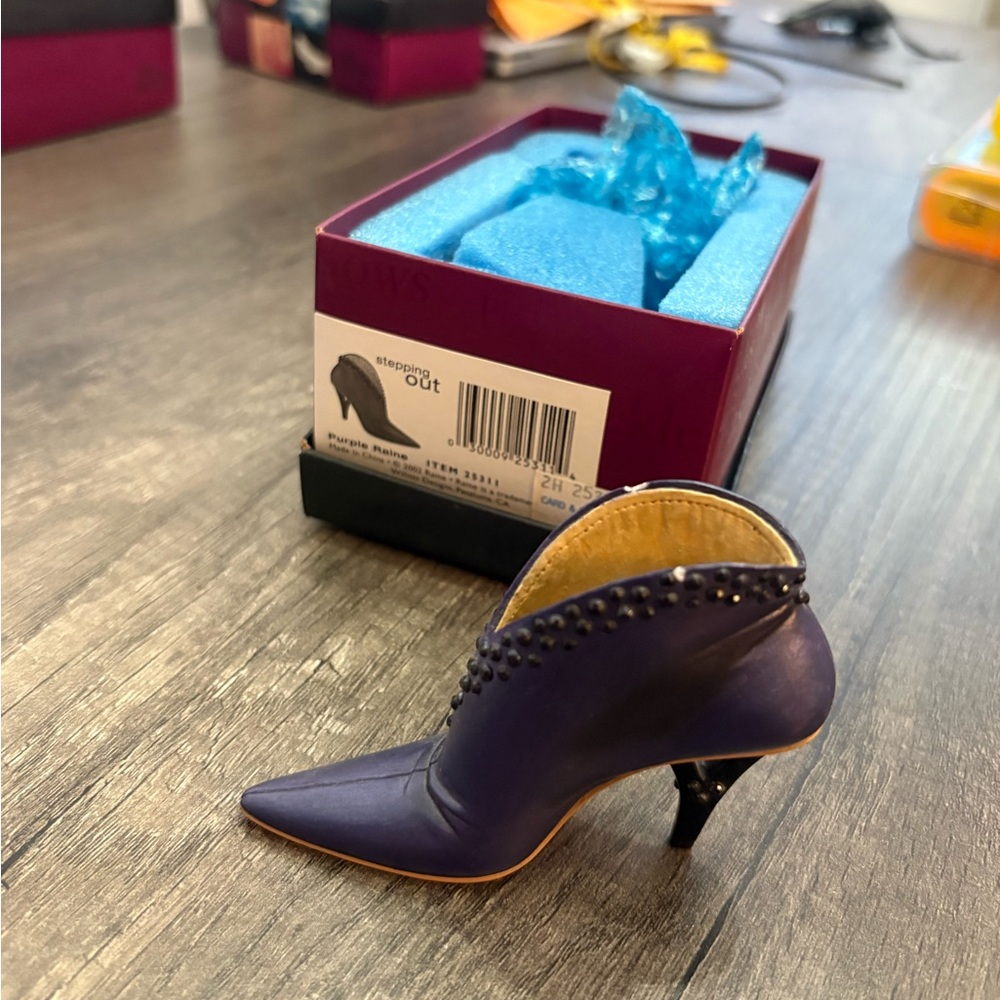 Purple Rain Mini Heel